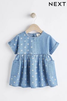Blue Star Denim Baby Dress (0mths-2yrs)