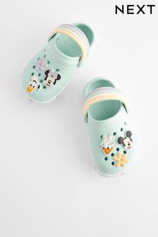 Green Minnie Mouse Character Clogs