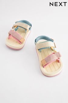 Neutral Pastel Mix Trekker Sandals