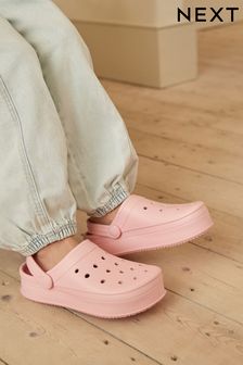 Pink Chunky Clogs