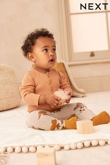 Orange Baby Top and Leggings 2 Piece Set