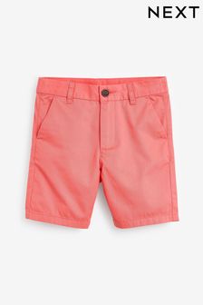 Coral Pink Chino Shorts (3-16yrs)