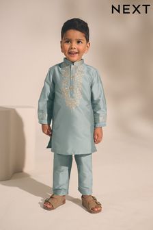 Turqouise Blue EID Kurta (3mths-16yrs)