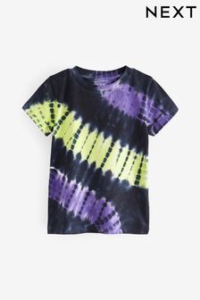 Purple Tie Dye Short Sleeve T-Shirt (3mths-7yrs)