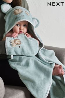 Blue Lion Blue Lion Newborn Cotton Hooded Baby Towel