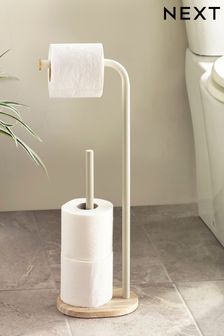 Natural Natural Alina Floor Standing Toilet Roll Holder