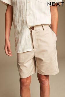 Neutral Premium Chino Shorts (3-16yrs)