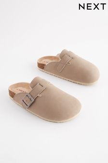 Neutral Stone Clog Slippers