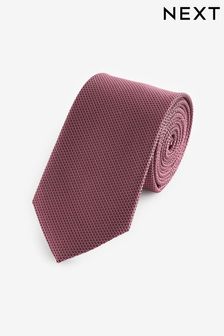 Damson Pink Textured Tie