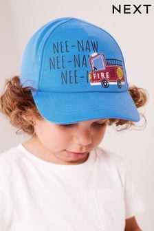 Blue Fire Engine Baseball Cap (3mths-10yrs)