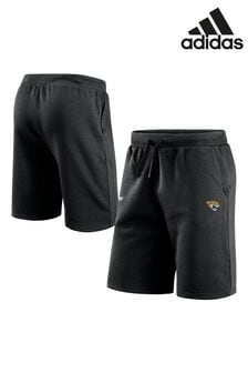 Black adidas NFL Jacksonville Jaguars Primary Logo Graphic Fleece Shorts