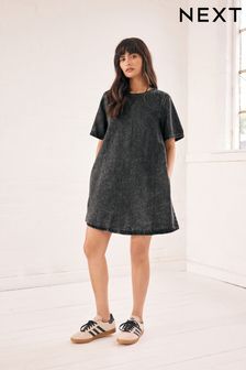 Next long denim dress online
