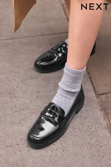 Black Forever Comfort® Round Toe Loafers