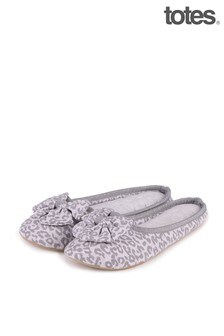 grey totes slippers