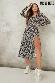 Floral Vneck Women Dresses Missguided 