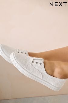 Next ladies plimsolls top