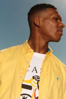 Yellow Oxford Short Sleeve Shirt