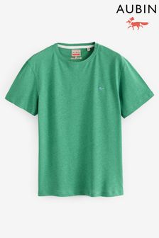 Green Aubin Hampton Cotton Linen T-Shirt
