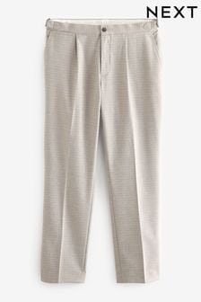 Stone Textured Side Adjuster Trousers