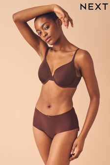 Chocolate Brown Smoothing Microfibre T-Shirt Bra