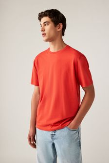 Red Essential Crew Neck T-Shirt