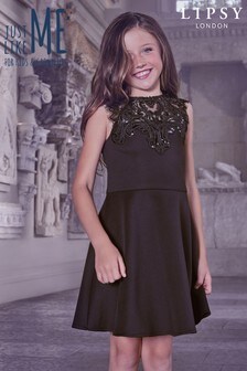 next girls black dress
