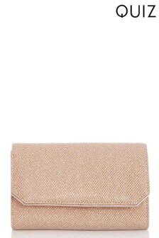 quiz rose gold bag