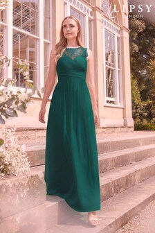 lipsy petite elsa mesh maxi dress
