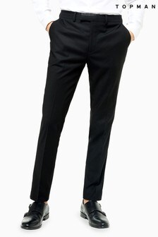 topman skinny black trousers