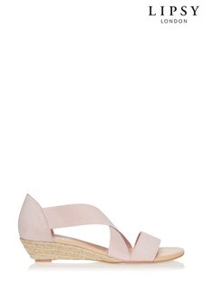 nude low wedges