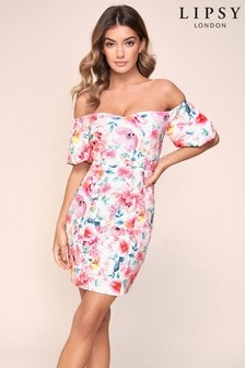 lipsy bardot skater dress