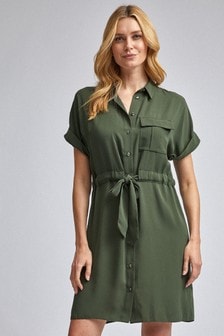 next green shirt dress