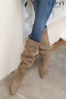 lipsy quilted boots