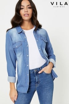 next ladies denim shirts