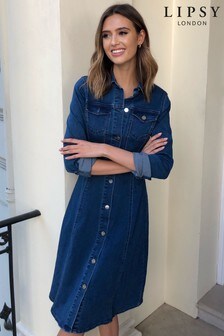 next denim dress