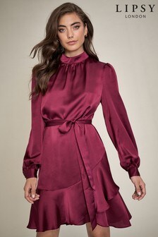 lipsy london purple dress