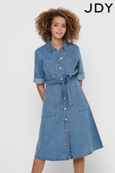 Buy > light denim summer dress > in stock