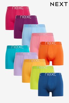 Bright Multicolour A-Front Boxers 10 Pack