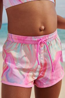 Pink Quick Dry Beach Shorts