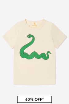 Mini Rodini Unisex Organic Cotton Snake T-Shirt