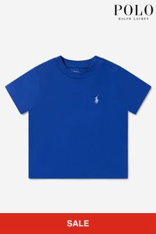 Ralph Lauren Kids Baby Boys Blue T-Shirt
