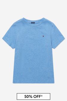 Tommy Hilfiger Blue Essential Organic Cotton T-Shirt