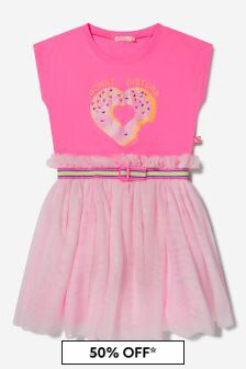 Designer BILLIEBLUSH Girls Summer Dress Pink 3y or 4y  WAS £33 NOW £15 