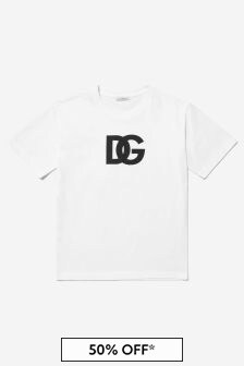 Dolce & Gabbana Kids Boys Cotton Jersey Logo T-Shirt