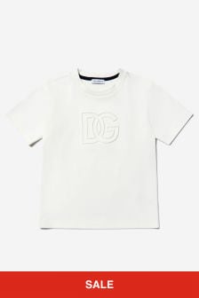 Dolce & Gabbana Kids Boys Cotton Jersey Logo T-Shirt