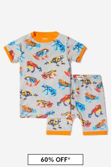 Hatley Kids & Baby Boys Grey Leaping Frogs Organic Cotton Pyjamas