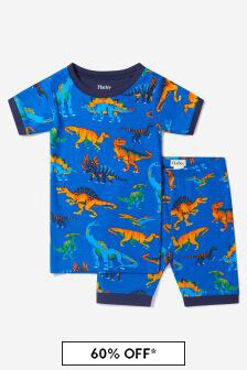 Hatley Kids & Baby Boys Blue Dino Park Organic Cotton Pyjamas