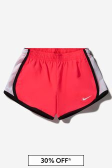 Nike Girls Dry Tempo Shorts in Pink