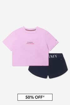 Tommy Hilfiger Girls Cotton Short Pyjamas Set