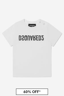 Dsquared2 Kids Baby Cotton T-Shirt in White